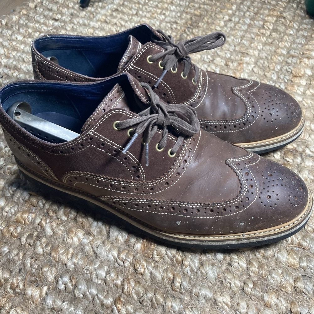 Cole Haan Brown Wingtip Oxfords